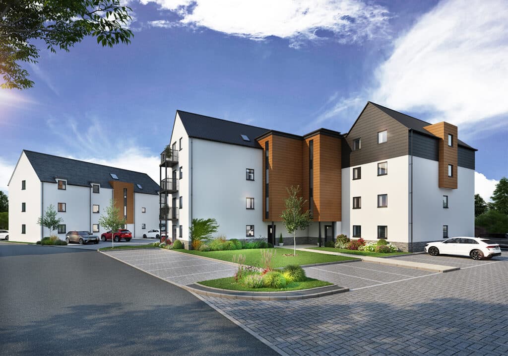 Block D + C Copper Estuary CGI Render Image